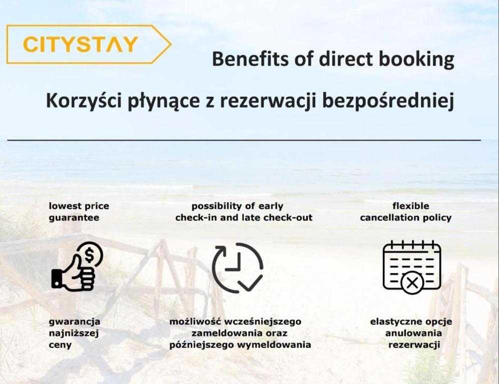 Citystay Nadmorski Apartament Marina Primore Karawela Gdansk Exterior foto